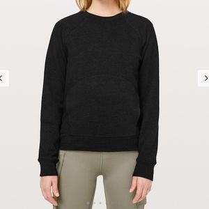 Lululemon Catch a Moment Crew Sz 6 Black
